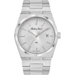 Mathey-Tissot Zeus Stainless Steel Silver Dial Quartz H118AS Men's Watch