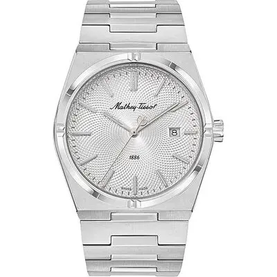 Mathey-Tissot Zeus Stainless Steel Silver Dial Quartz H118AS Men's Watch