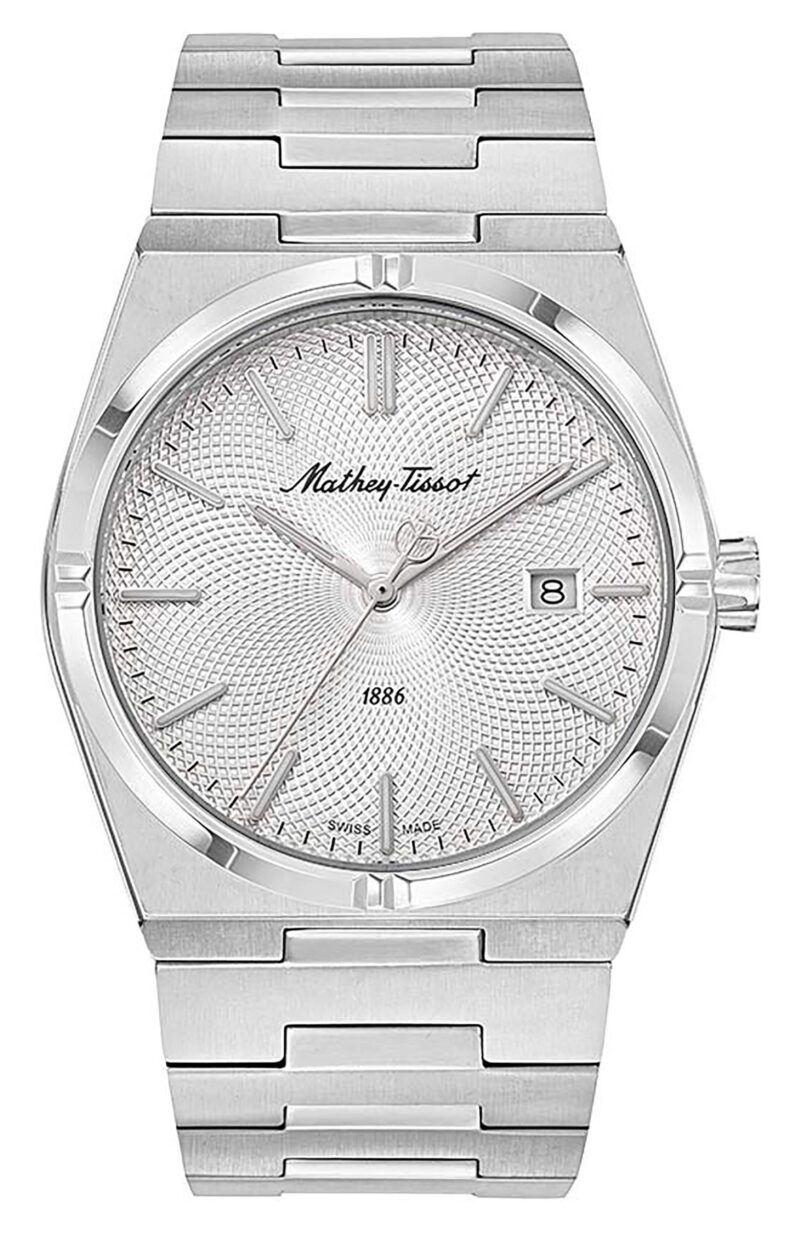Mathey-Tissot Zeus Stainless Steel Silver Dial Quartz H118AS Men's Watch