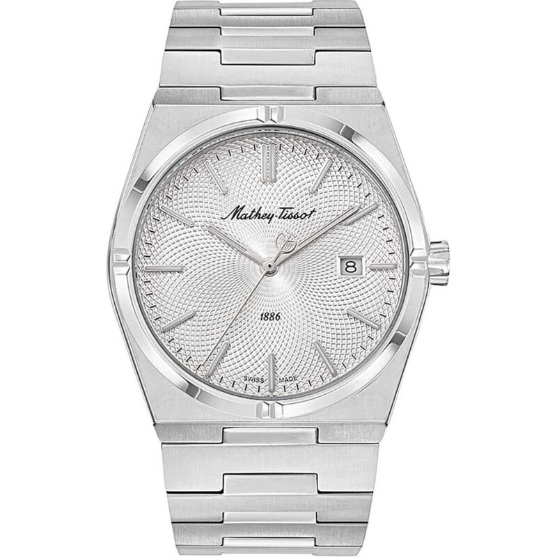 Mathey-Tissot Zeus Stainless Steel Silver Dial Quartz H118AS Men's Watch
