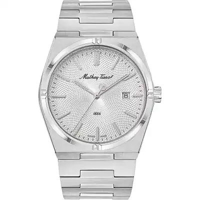 Mathey-Tissot Zeus Stainless Steel Silver Dial Quartz H118AS Men's Watch