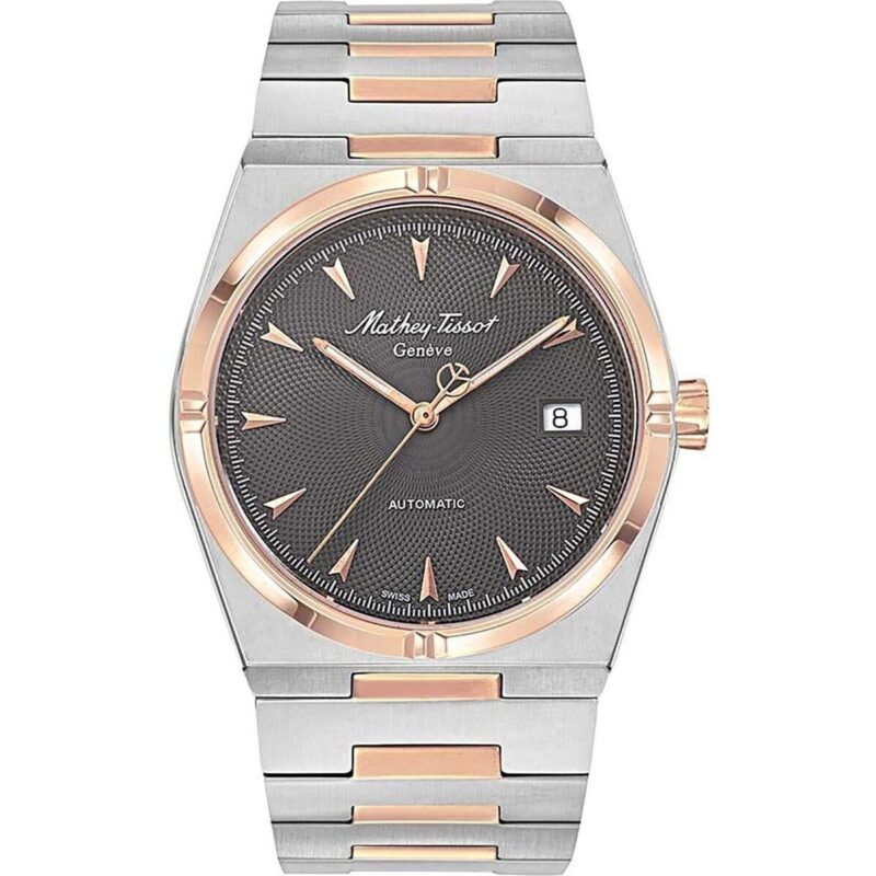 Mathey-Tissot Zeus Two Tone Stainless Steel Grey Dial Automatic H118ATRS Men's Watch Mathey-Tissot Zeus Two Tone Stainless Steel Grey Dial Automatic H118ATRS Men's Watch