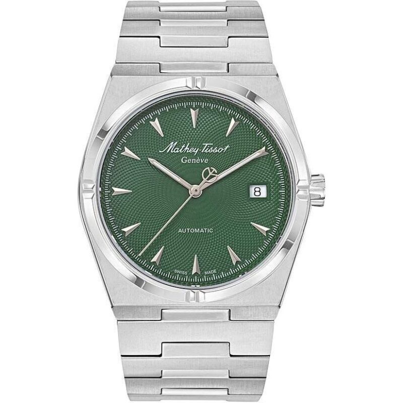 Mathey-Tissot Zeus Stainless Steel Green Dial Automatic H118ATV Men's Watch Mathey-Tissot Zeus Stainless Steel Green Dial Automatic H118ATV Men's Watch