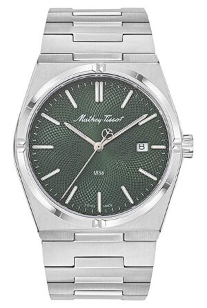 Mathey-Tissot Zeus Stainless Steel Green Dial Quartz H118AV Men's Watch
