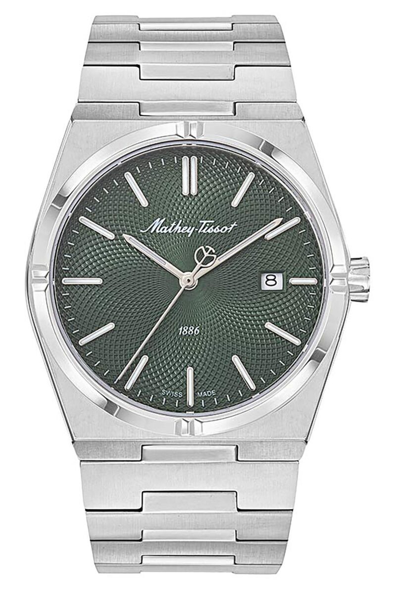 Mathey-Tissot Zeus Stainless Steel Green Dial Quartz H118AV Men's Watch