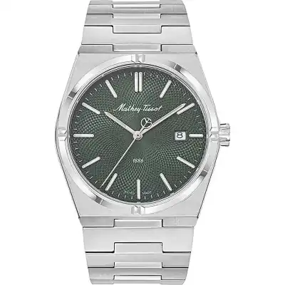 Mathey-Tissot Zeus Stainless Steel Green Dial Quartz H118AV Men's Watch