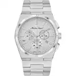 Mathey-Tissot Zeus Chrono Stainless Steel Silver Dial Quartz H118CHAS Men's Watch