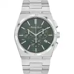 Mathey-Tissot Zeus Chrono Stainless Steel Green Dial Quartz H118CHAV Men's Watch