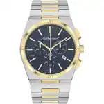 Mathey-Tissot Zeus Chrono Two Tone Stainless Steel Blue Dial Quartz H118CHBBU Men's Watch