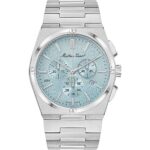 Mathey-Tissot Zeus Chrono Stainless Steel Blue Dial Quartz H118CHSK Men's Watch