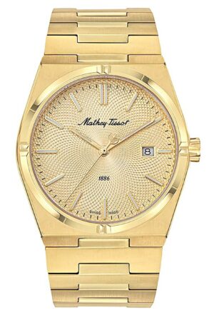 Mathey-Tissot Zeus Gold Tone Stainless Steel Champagne Dial Quartz H118PDI Men's Watch