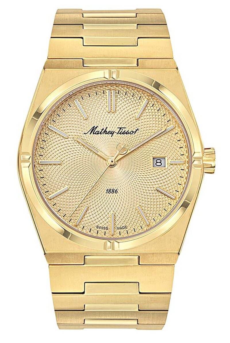 Mathey-Tissot Zeus Gold Tone Stainless Steel Champagne Dial Quartz H118PDI Men's Watch