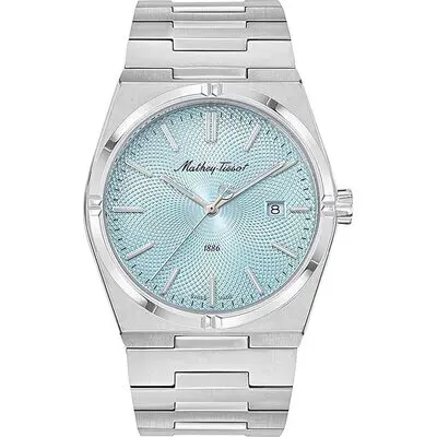 Mathey-Tissot Zeus Stainless Steel Blue Dial Quartz H118SK Men's Watch