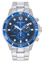 Mathey-Tissot Lagoon Chronograph Stainless Steel Blue Dial Quartz H123CHABU 100M Men's Watch