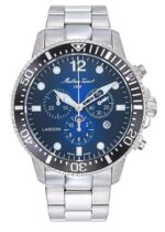 Mathey-Tissot Lagoon Chronograph Stainless Steel Blue Dial Quartz H123CHABUN 100M Men's Watch
