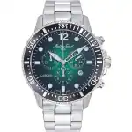 Mathey-Tissot Lagoon Chronograph Stainless Steel Green Dial Quartz H123CHAV 100M Men's Watch