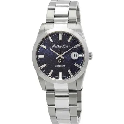 Mathey-Tissot Mathy I Stainless Steel Blue Dial Automatic H1450ATB Men's Watch