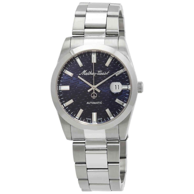 Mathey-Tissot Mathy I Stainless Steel Blue Dial Automatic H1450ATB Men's Watch