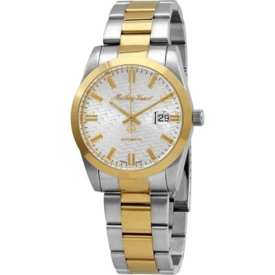 Mathey-Tissot Mathy I Two Tone Stainless Steel White Dial Automatic H1450ATBI Men's Watch