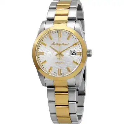 Mathey-Tissot Mathy I Two Tone Stainless Steel White Dial Automatic H1450ATBI Men's Watch