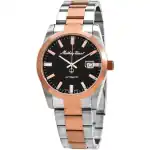 Mathey-Tissot Mathy I Two Tone Stainless Steel Black Dial Automatic H1450ATRN Men's Watch