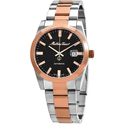 Mathey-Tissot Mathy I Two Tone Stainless Steel Black Dial Automatic H1450ATRN Men's Watch