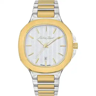 Mathey-Tissot Evasion Two Tone Stainless Steel Silver Dial Quartz H152BI Men's Watch Mathey-Tissot Evasion Two Tone Stainless Steel Silver Dial Quartz H152BI Men's Watch