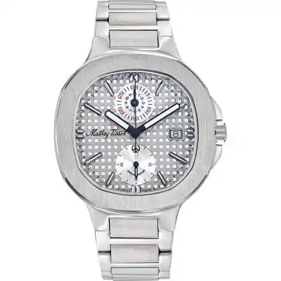 Mathey-Tissot Evasion Special Edition Chronograph Silver Dial Quartz H152CHAS 100M Men's Watch Mathey-Tissot Evasion Special Edition Chronograph Silver Dial Quartz H152CHAS 100M Men's Watch