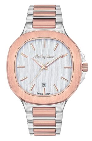 Mathey-Tissot Evasion Two Tone Stainless Steel White Dial Quartz H152RA Men's Watch