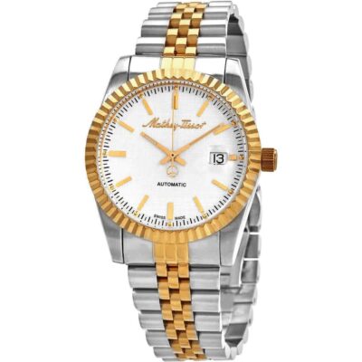 Mathey-Tissot Mathy III Automatic Two Tone Stainless Steel White Dial H1810ATBI Men's Watch