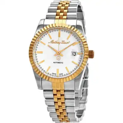 Mathey-Tissot Mathy III Automatic Two Tone Stainless Steel White Dial H1810ATBI Men's Watch