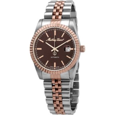 Mathey-Tissot Mathy III Automatic Two Tone Stainless Steel Brown Dial H1810ATRN Men's Watch