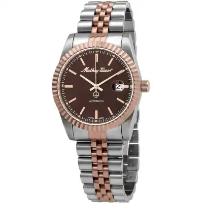 Mathey-Tissot Mathy III Automatic Two Tone Stainless Steel Brown Dial H1810ATRN Men's Watch