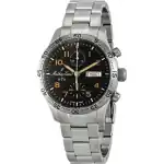 Mathey-Tissot Type 21 Chronograph Stainless Steel Black Dial Automatic H1821CHATNO Men's Watch