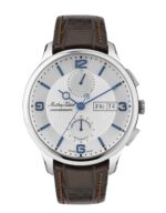 Mathey-Tissot Edmond Chronograph Limited Edition White Dial Automatic H1886CHATAI Men's Watch With Gift Set