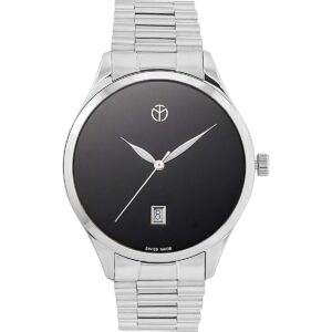 Mathey-Tissot Urban Metal Black Dial Quartz H411MNM Men's Watch