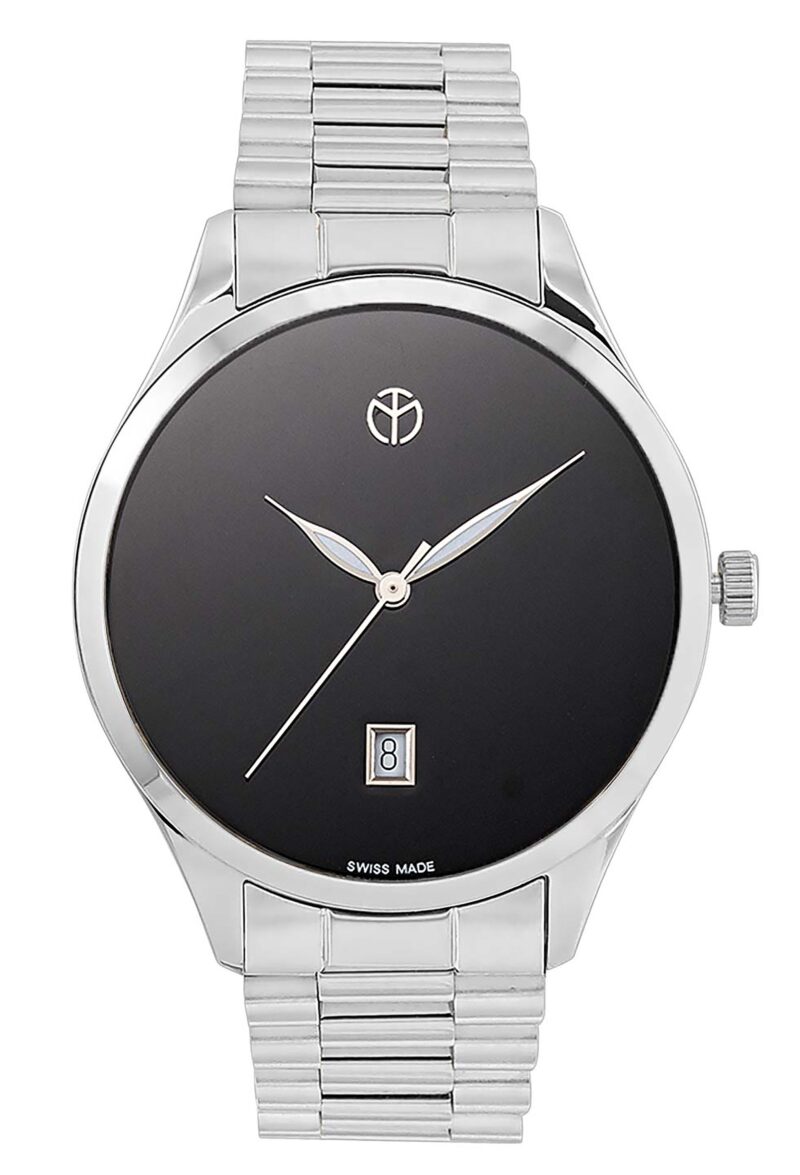 Mathey-Tissot Urban Metal Black Dial Quartz H411MNM Men's Watch