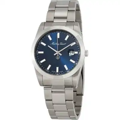 Mathey-Tissot Mathy I Stainless Steel Blue Dial Quartz H450ABU Men's Watch