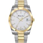 Mathey-Tissot Mathy I Two Tone Stainless Steel White Dial Quartz H450BI Men's Watch