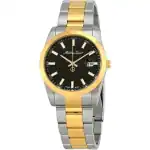 Mathey-Tissot Mathy I Two Tone Stainless Steel Black Dial Quartz H450BN Men's Watch