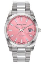 Mathey-Tissot Mathy Sunray Limited Edition Stainless Steel Pink Dial Quartz H451PK Men's Watch