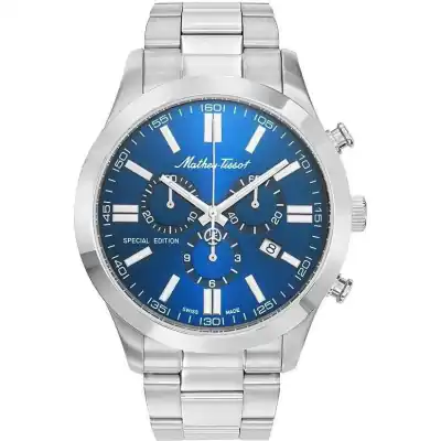 Mathey-Tissot Mathy I Jumbo Special Edition Chronograph Blue Dial Quartz H455CHABU Men's Watch Mathey-Tissot Mathy I Jumbo Special Edition Chronograph Blue Dial Quartz H455CHABU Men's Watch