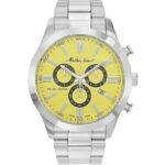Mathey-Tissot Mathy I Jumbo Special Edition Chronograph Yellow Dial Quartz H455CHJ Men's Watch