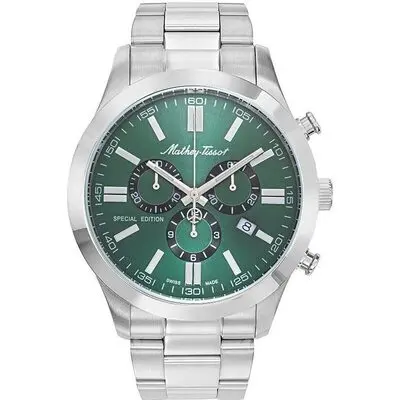 Mathey-Tissot Mathy I Jumbo Special Edition Chronograph Green Dial Quartz H455CHVE Men's Watch