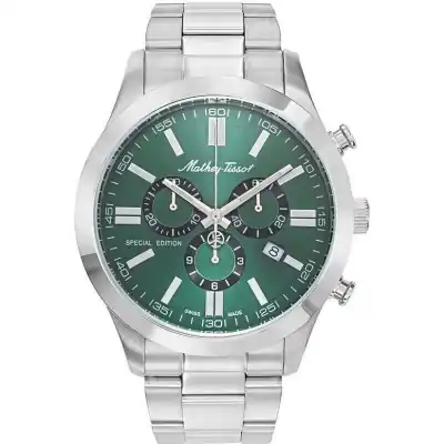Mathey-Tissot Mathy I Jumbo Special Edition Chronograph Green Dial Quartz H455CHVE Men's Watch Mathey-Tissot Mathy I Jumbo Special Edition Chronograph Green Dial Quartz H455CHVE Men's Watch