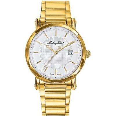 Mathey-Tissot City Metal Gold Tone Stainless Steel White Dial Quartz H611251MPI Women's Watch