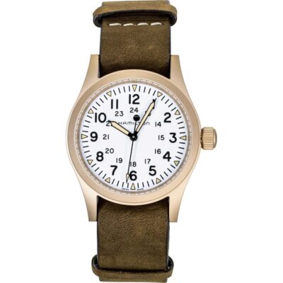 Hamilton Khaki Field Bronze White Dial Automatic H69459510 Men's Watch