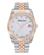 Mathey-Tissot Mathy II Two Tone Stainless Steel White Dial Quartz H710RA Men's Watch