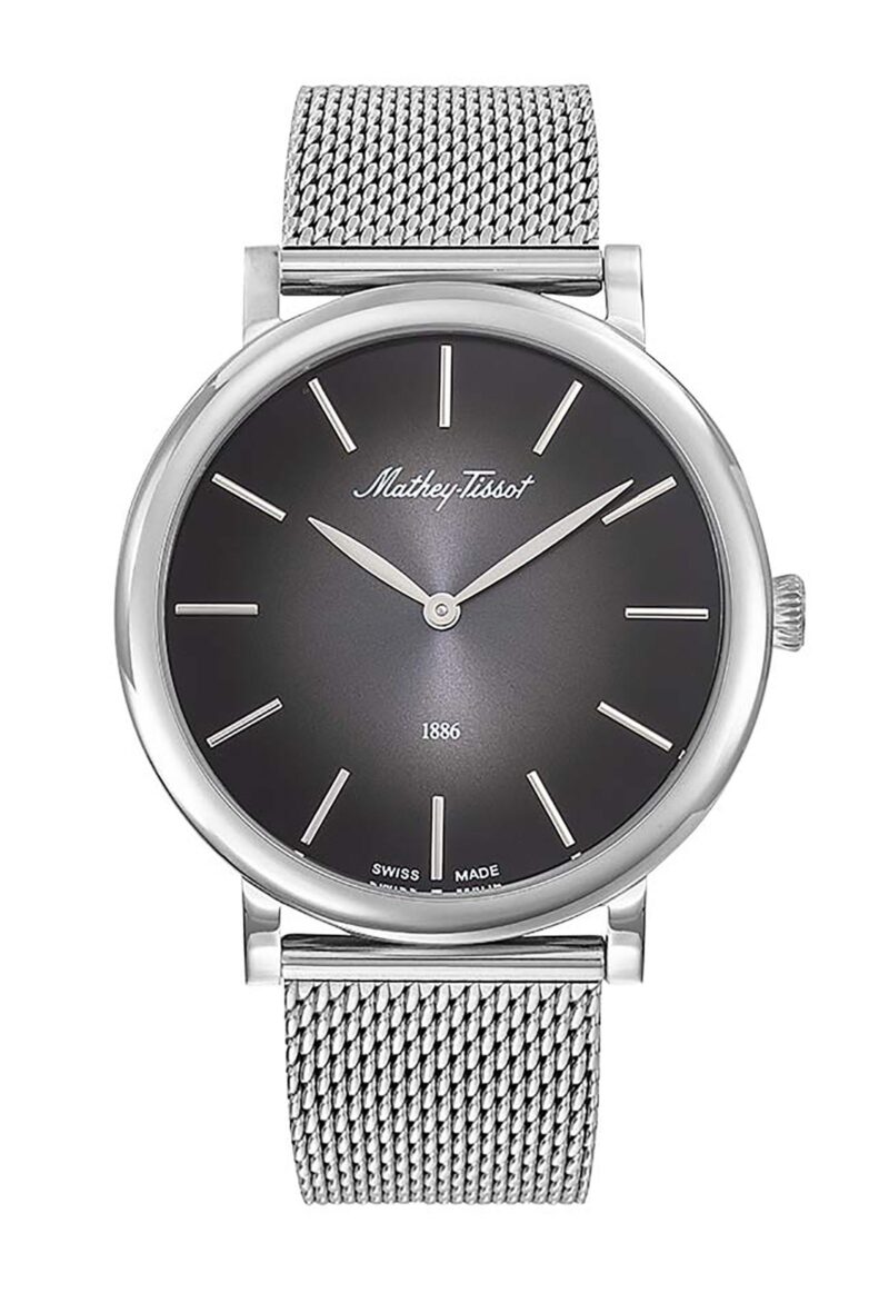 Mathey-Tissot Monsoon Stainless Steel Black Dial Quartz H7916AN Men's Watch