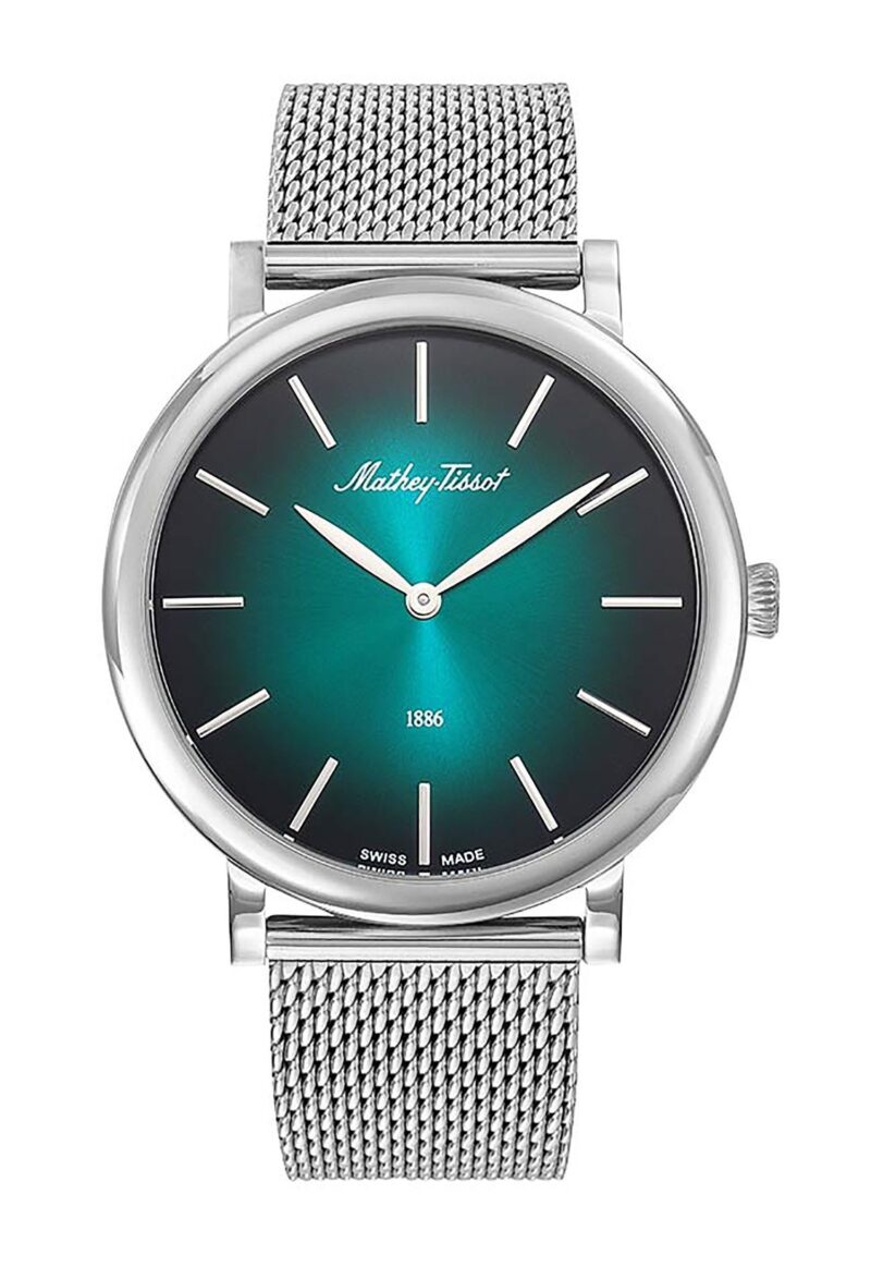 Mathey-Tissot Monsoon Stainless Steel Green Dial Quartz H7916AV Men's Watch Mathey-Tissot Monsoon Stainless Steel Green Dial Quartz H7916AV Men's Watch